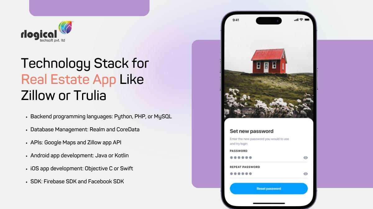 technology stack for real estate app development
