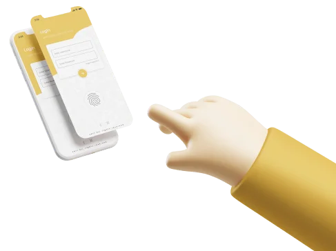 Fingerprint access login screen