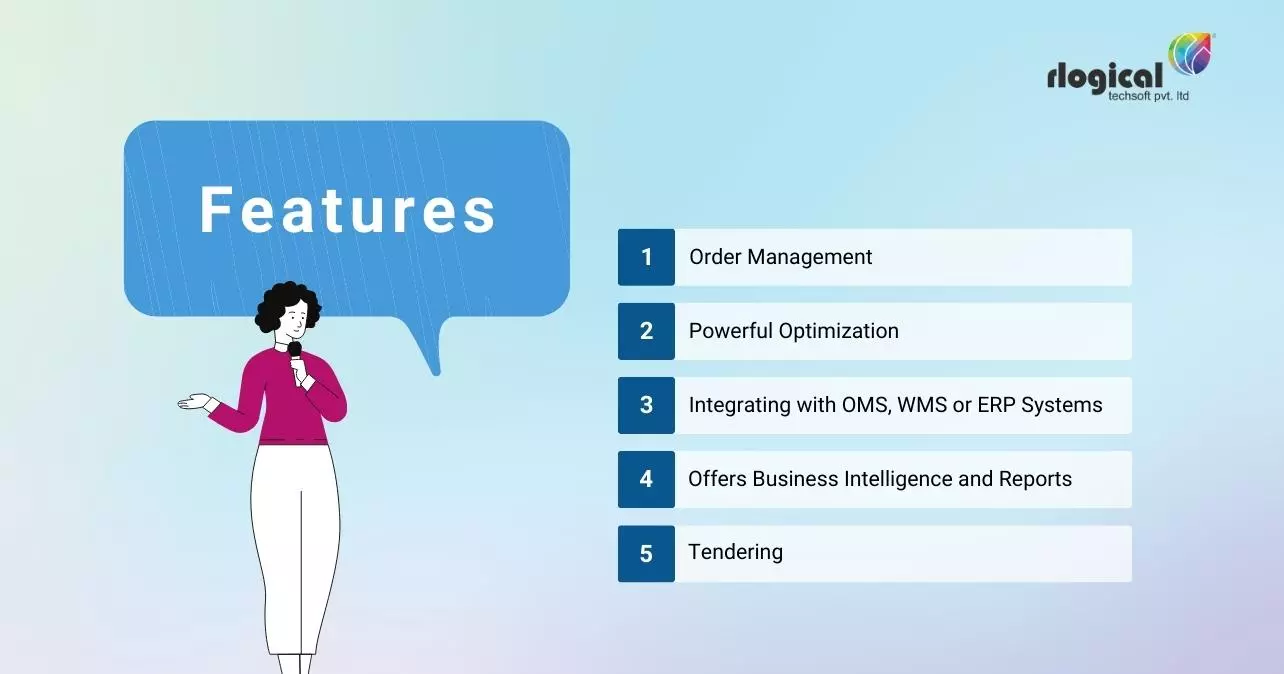 features of a transportation management system