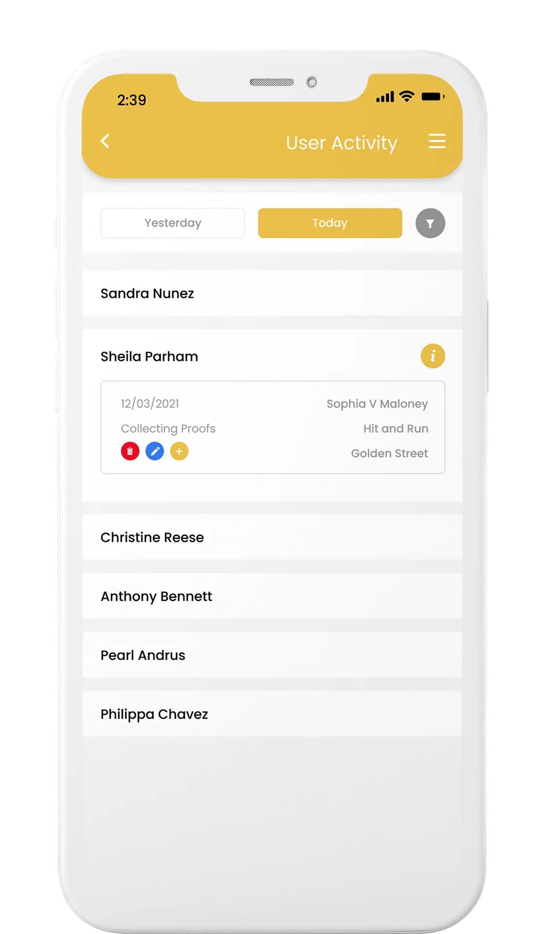 User Activity Tracking